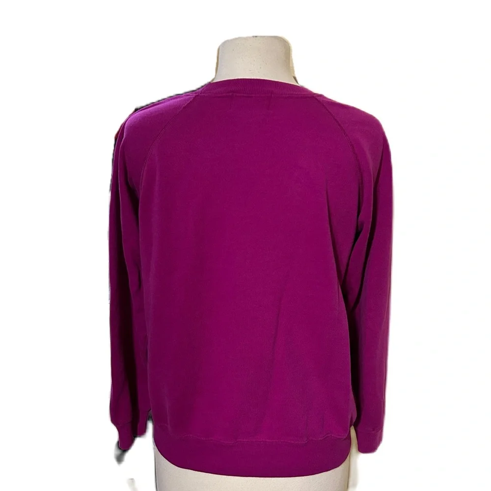 Vtg 1980's Laurel Burch Art Sweatshirt Bird Motif Print Sz M USA Animal Nature - Picture 2 of 4